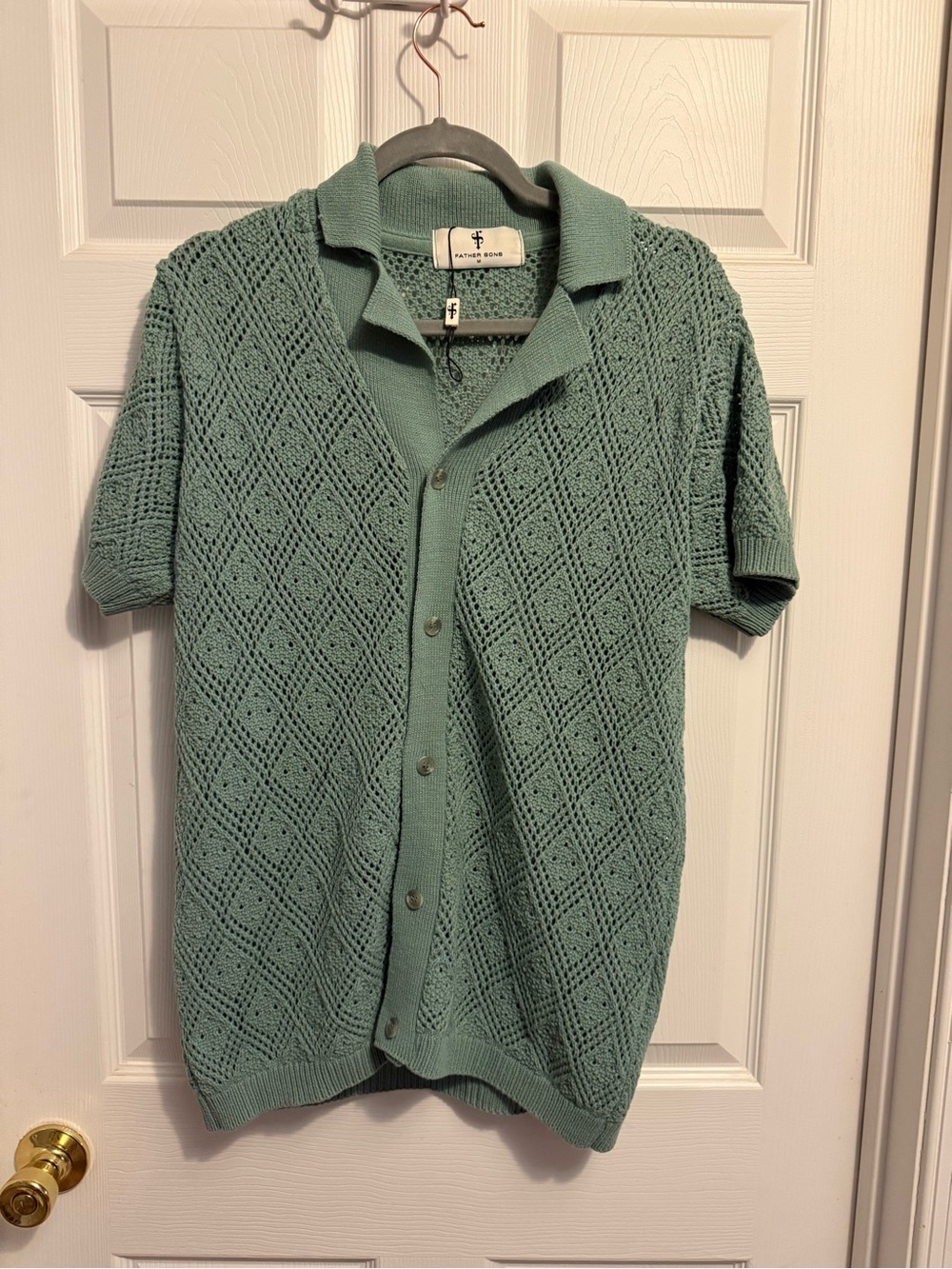 Father Sons Classic Men’s Short-Sleeve Knit Polo Shirt - Green